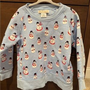 Blue Snowman Sweatshirt